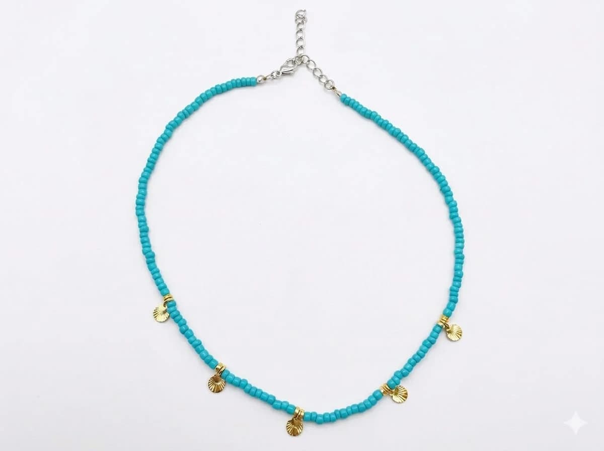 NECKLACE BOHO TURQUOISE