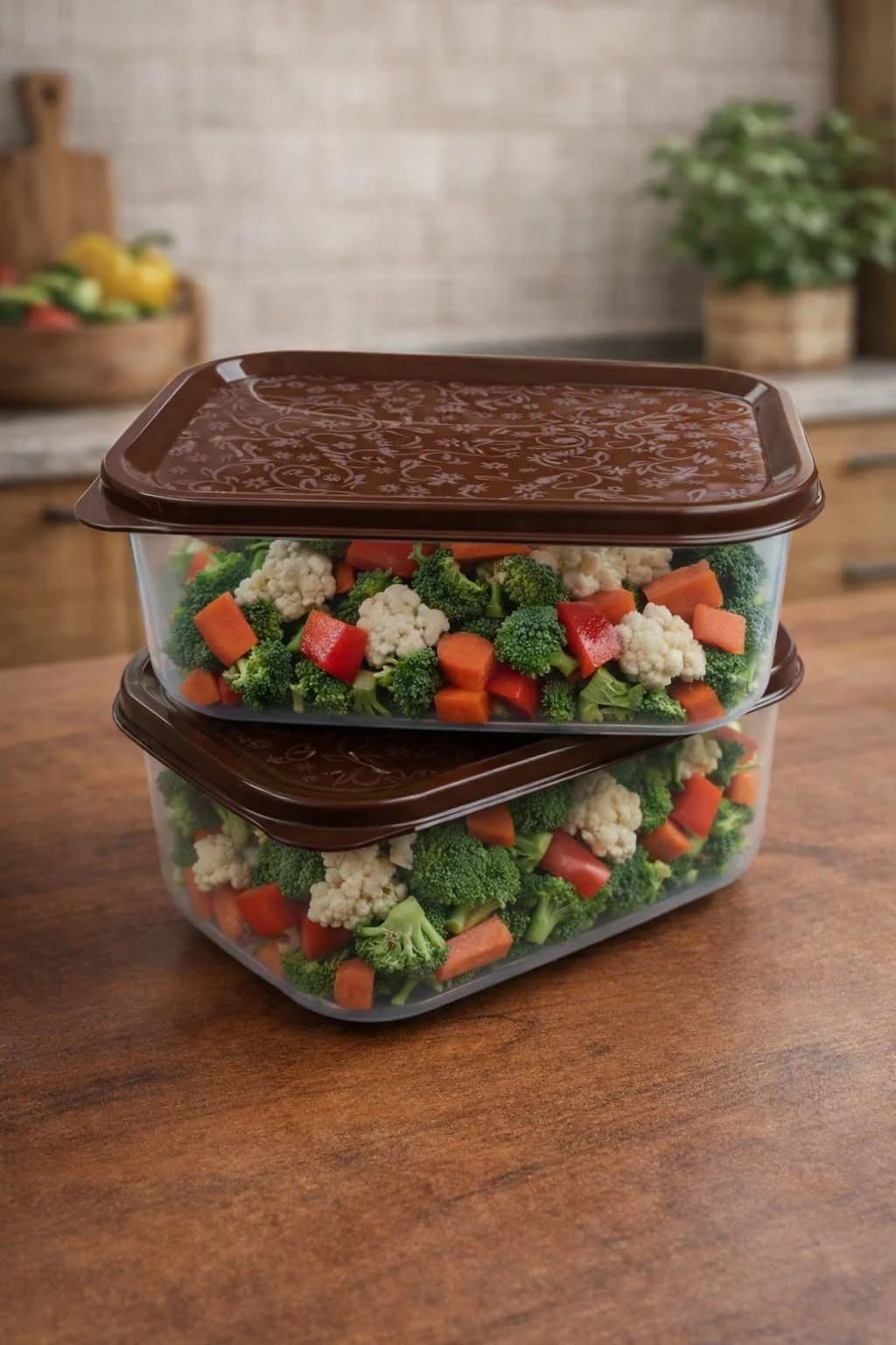 Tupperware meduim 2pcs