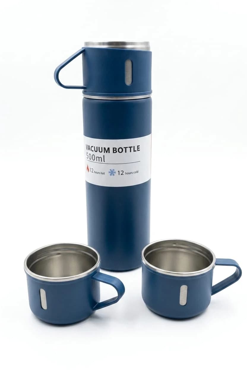 vacuum bottle 500ml and cup