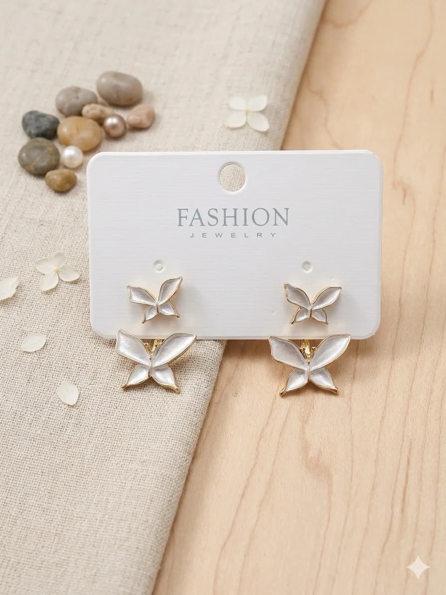 WOMEN EARING BUTTERFLY