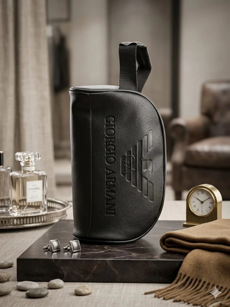 HAND BAG GIORGIO ARMANI LEATHER