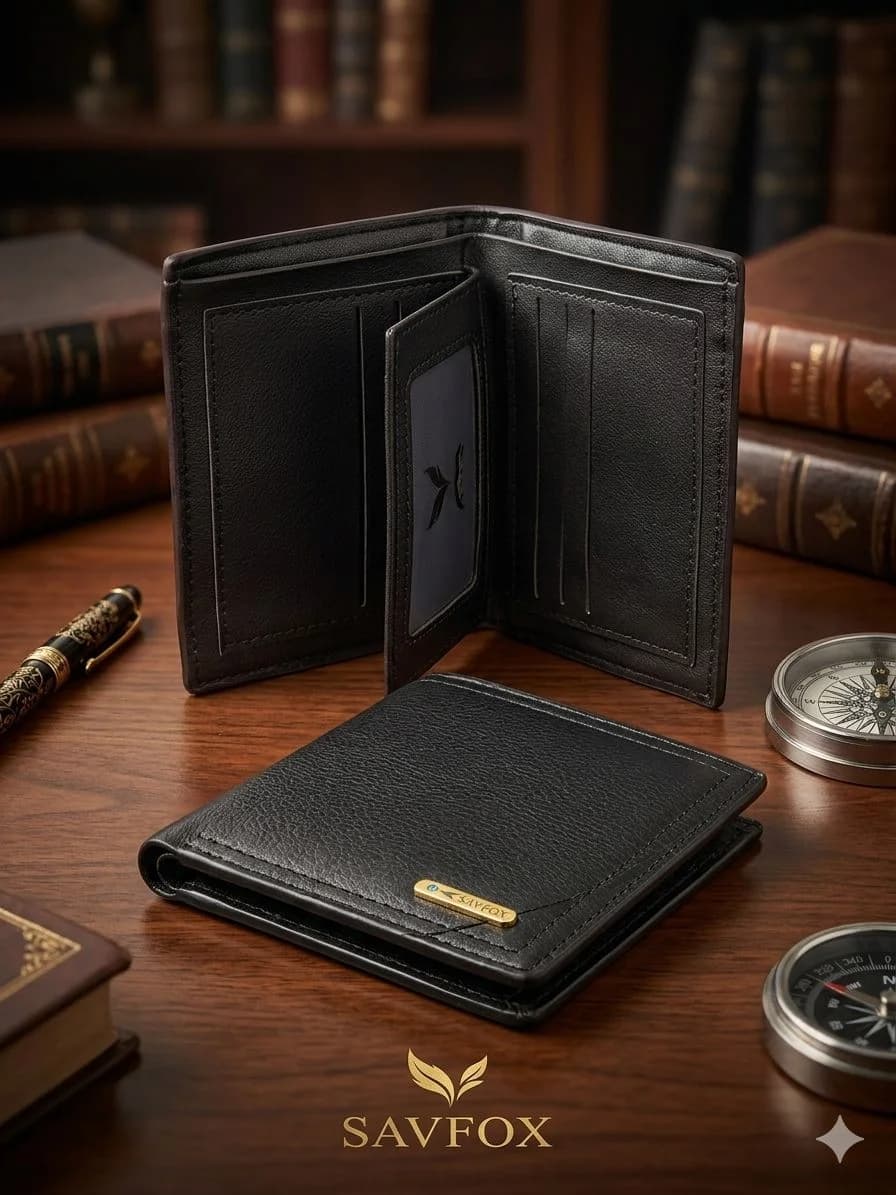 MEN WALLET SAVFOX LEATHER