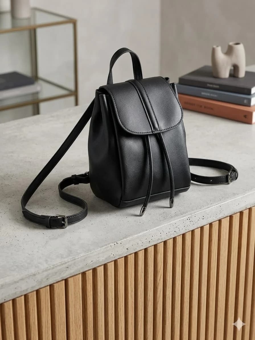WOMEN SMALL LEATHER BACKBAG