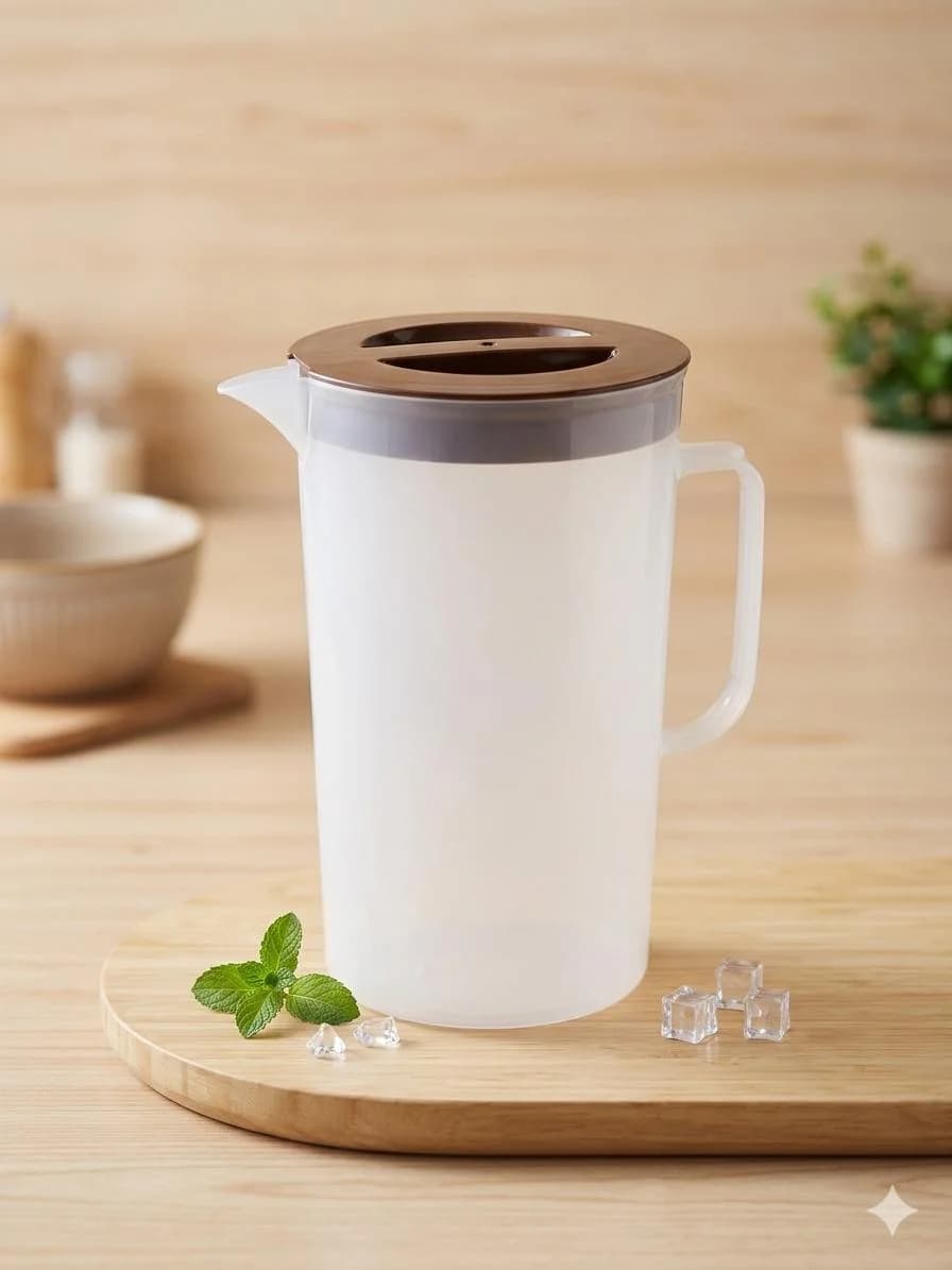 plastic pitcher with lid