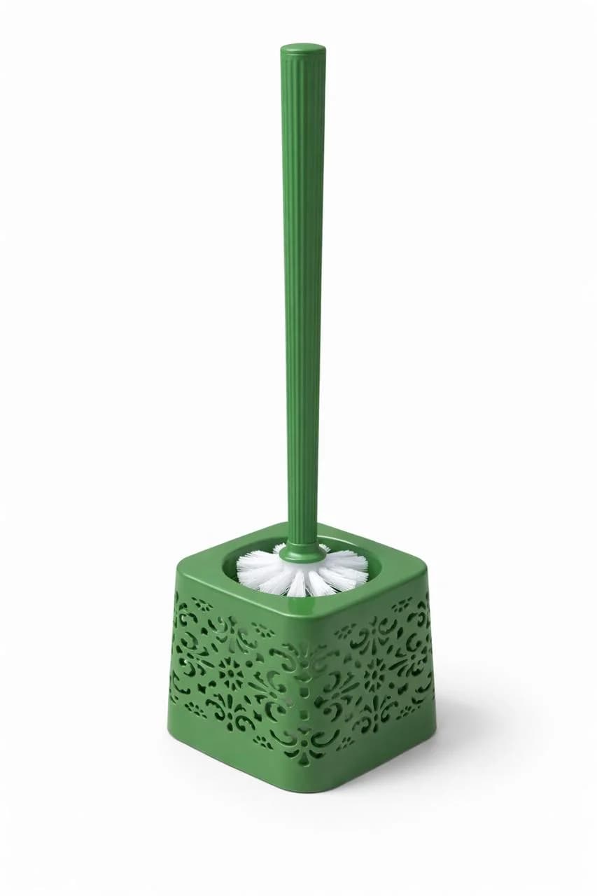toilet brush with base holder