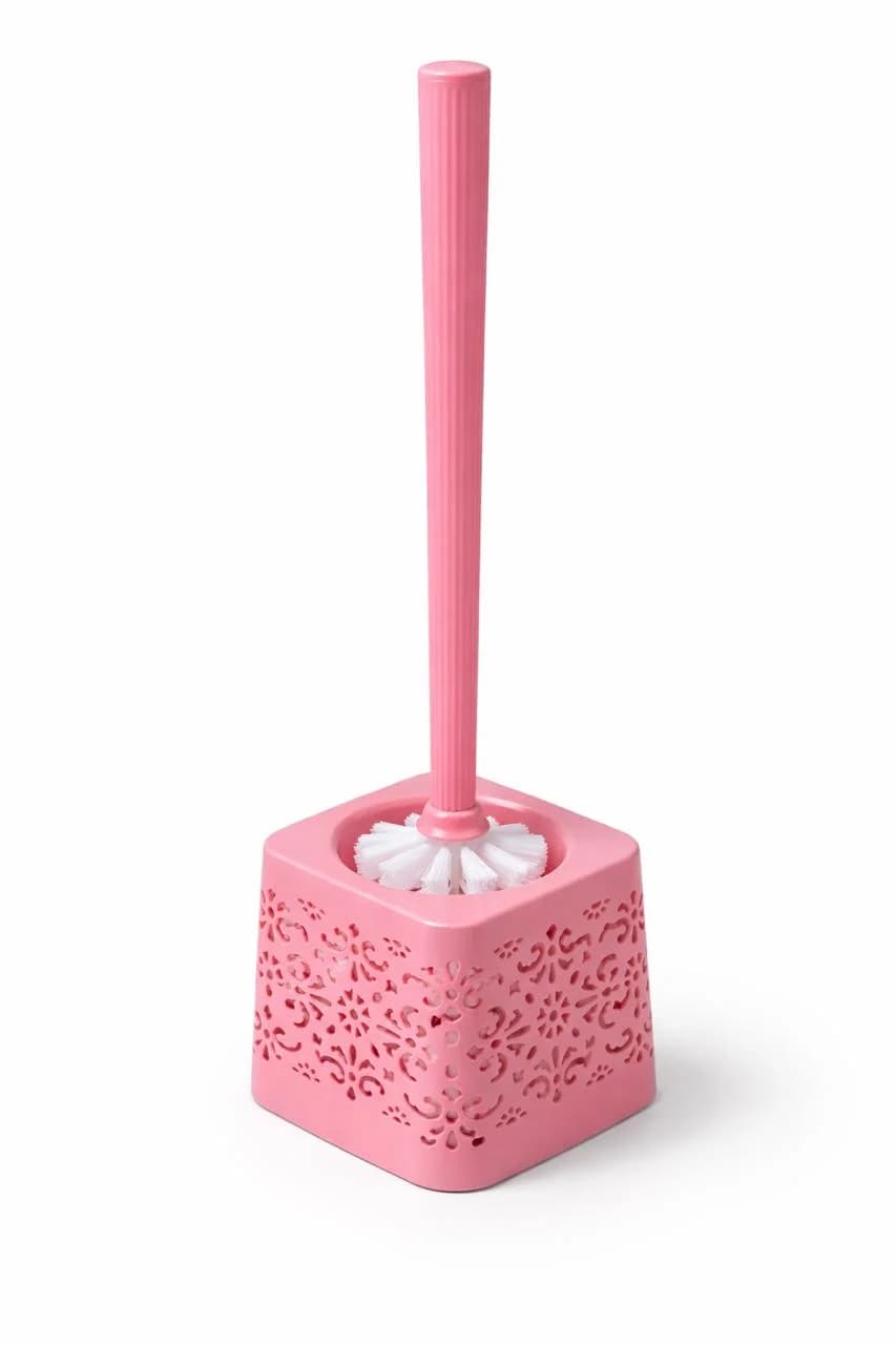 toilet brush with base holder