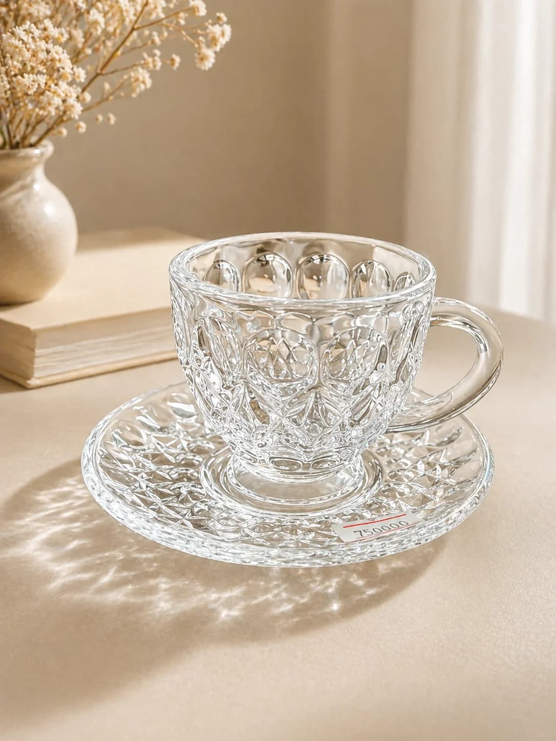 coffee cup clear 6pcs