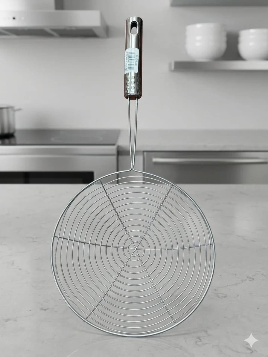 Large stainless steel potato carrier