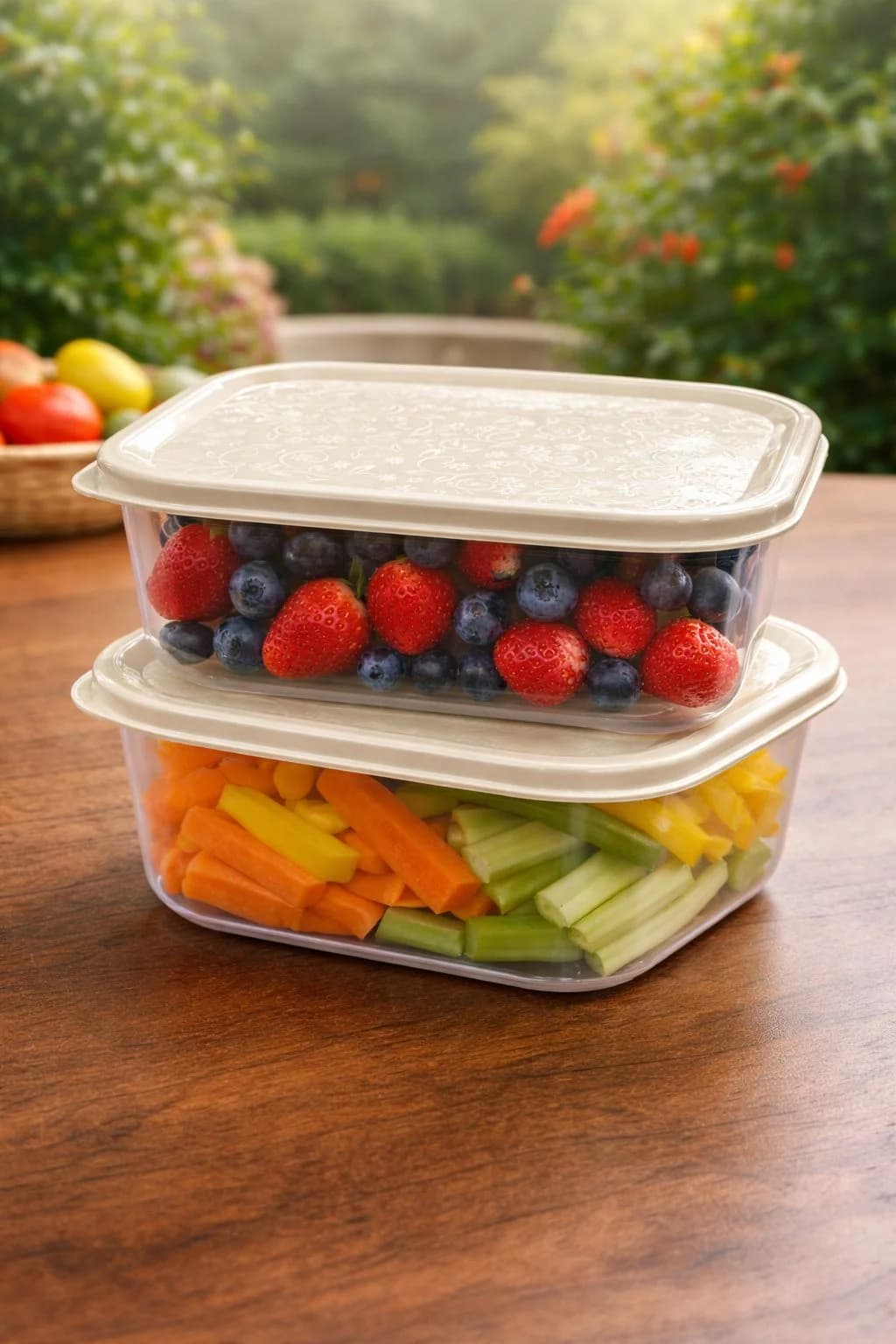 Tupperware meduim 2pcs