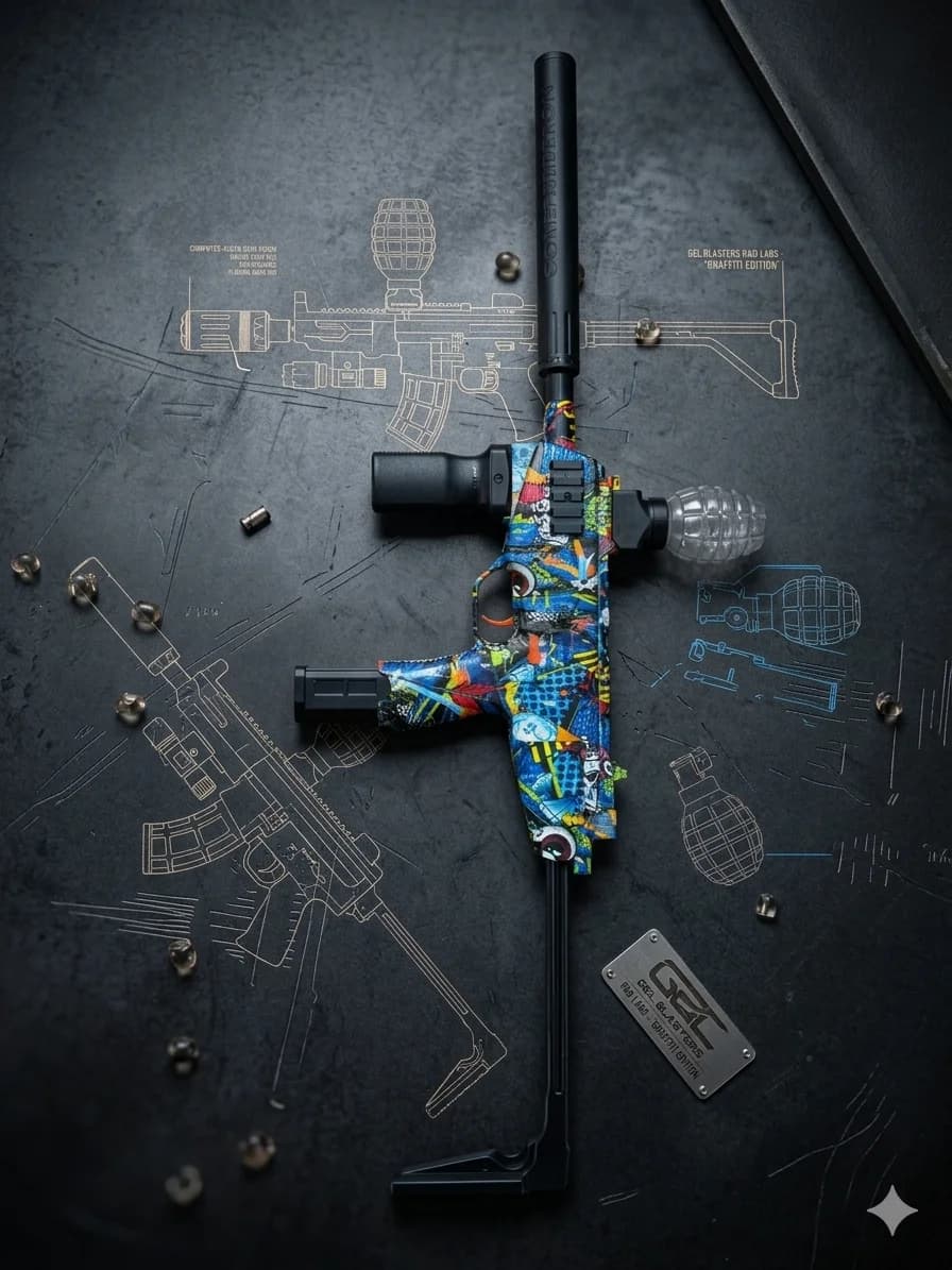 MP9 crystal bullet weapon blue
