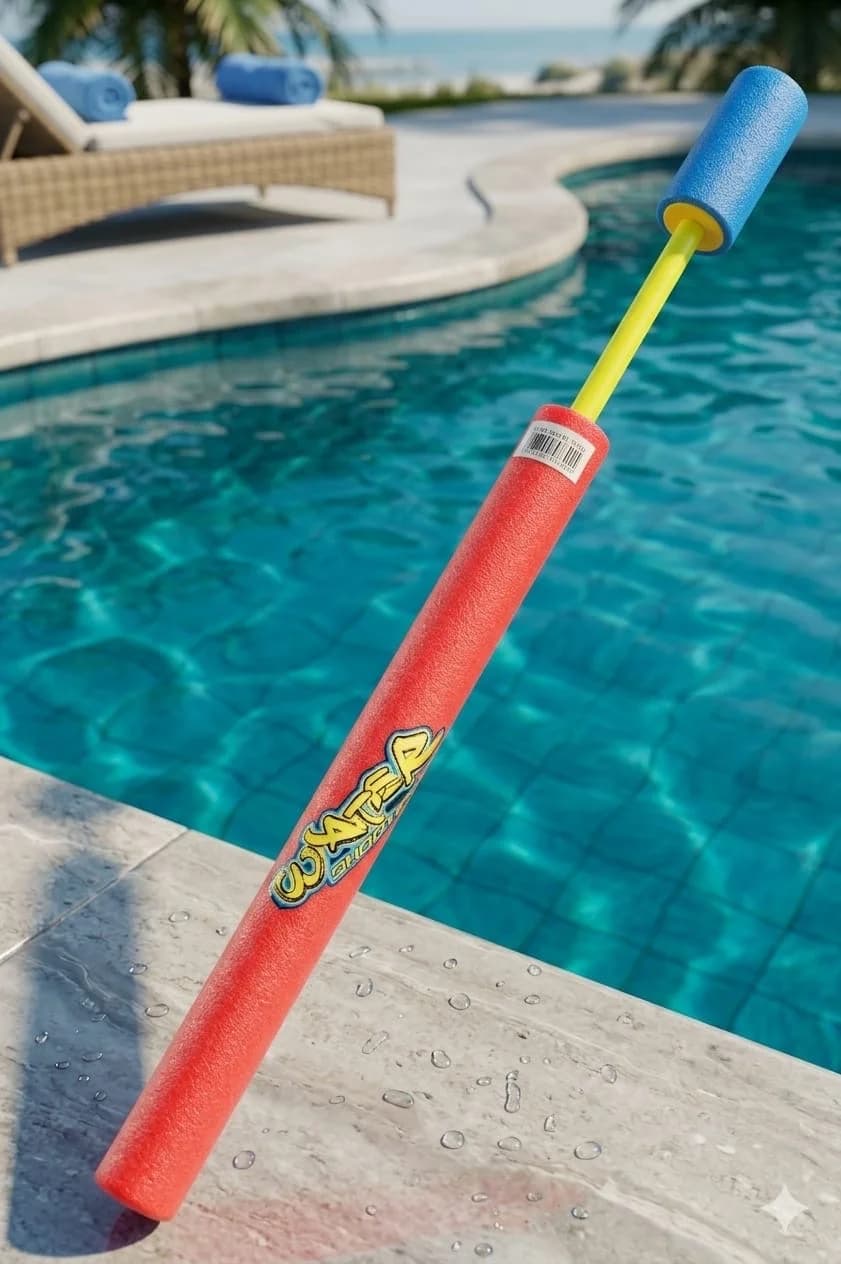 water stick pump red