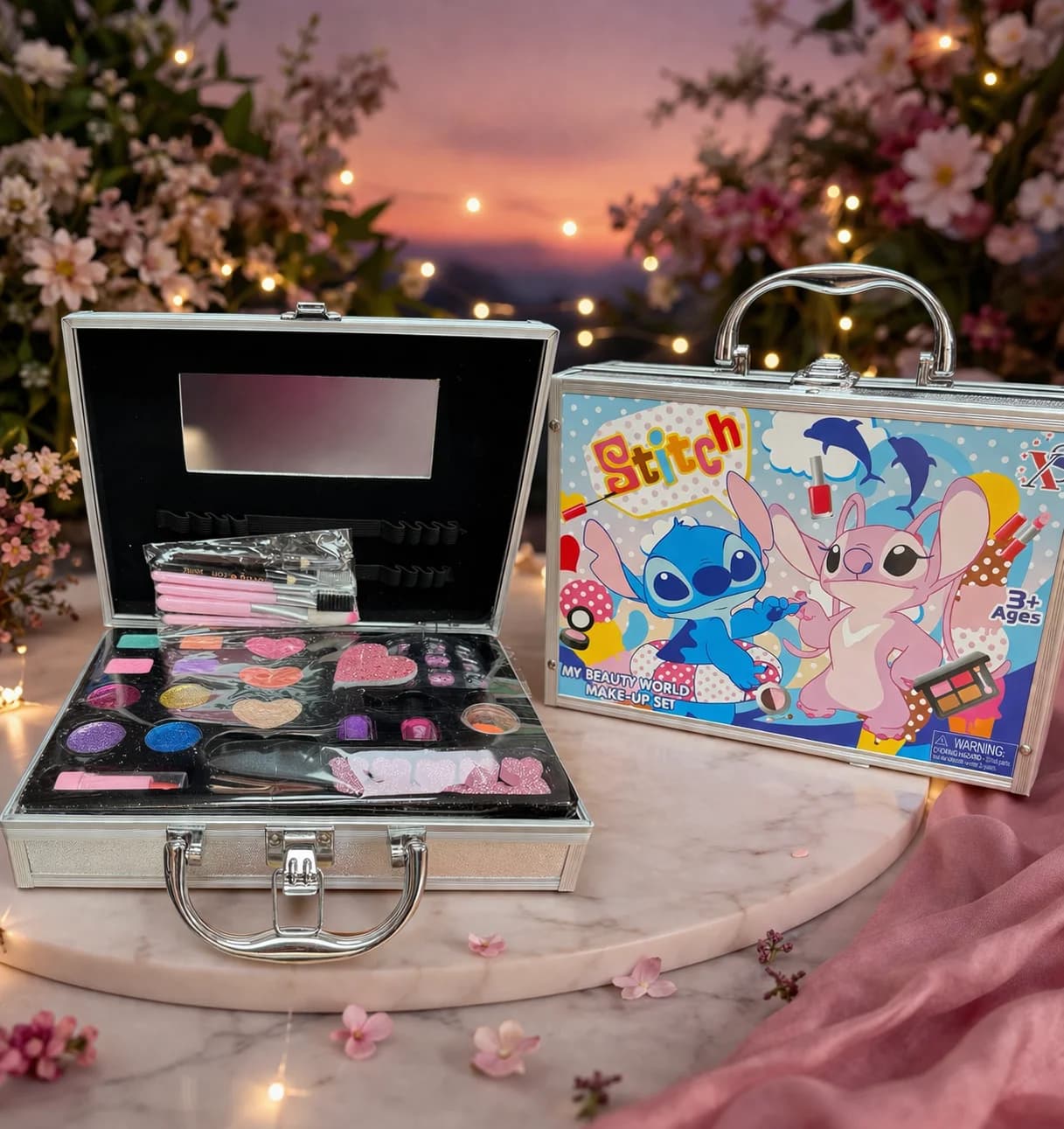 Lilo & Stitch beauty make up aluminum case set / 48P