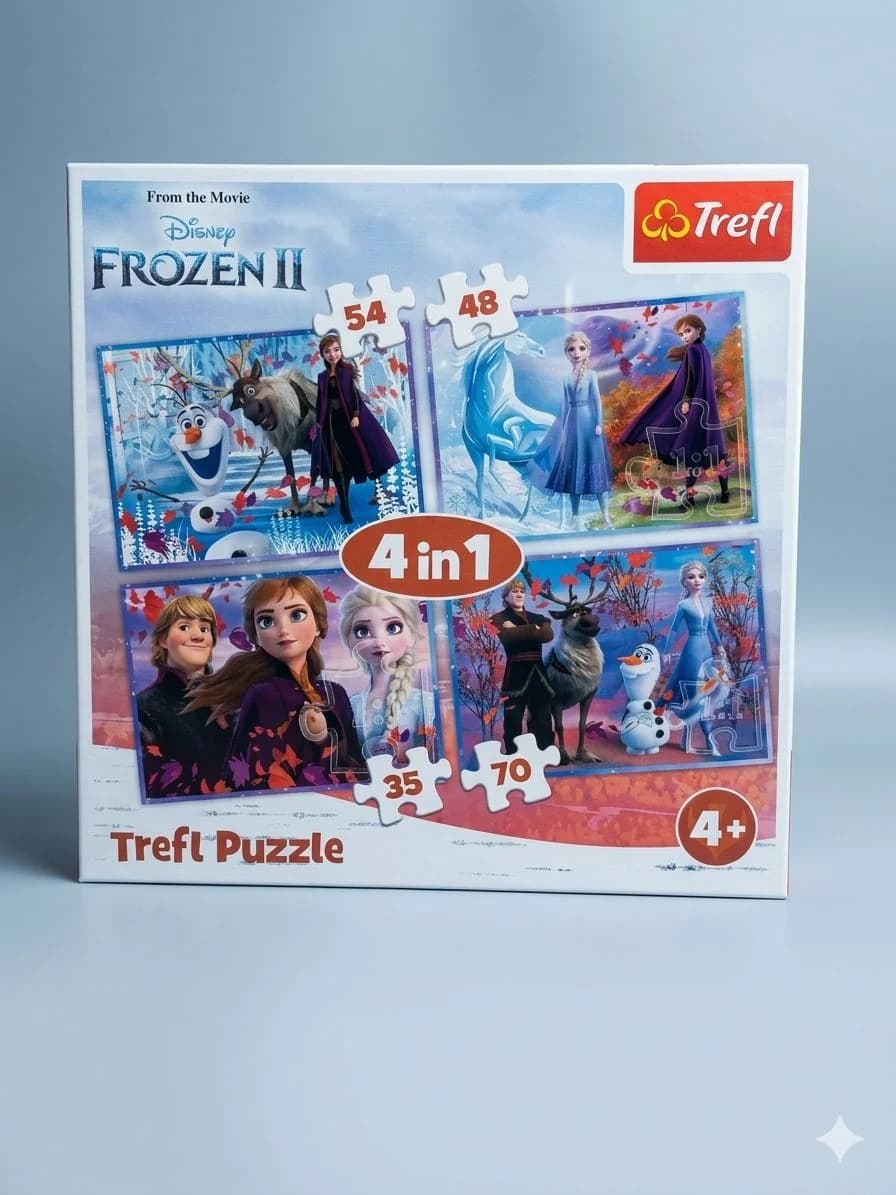 Puzzles 4 in 1 Journey into the unknown I 8P
